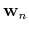 ${\bf w}_n$