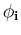 ${\bf\phi_i}$