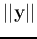 $\vert\vert{\bf y}\vert\vert$