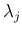 $\lambda_j$