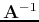 ${\bf A}^{-1}$