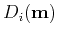 $D_i({\bf m})$