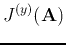 $\displaystyle J^{(y)}({\bf A})$