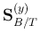 $\displaystyle {\bf S}_{B/T}^{(y)}$