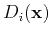 $D_i({\bf x})$