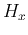 $H_x$