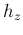 $h_z$