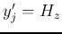 $y'_j=H_z$