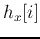 $h_x[i]$