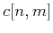 $c[n,m]$