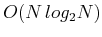 $O(N log_2 N)$