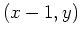 $(x-1,y)$
