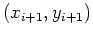 $(x_{i+1},y_{i+1})$