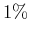 $1\%$