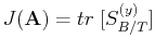 $J({\bf A}) = tr\;[S^{(y)}_{B/T} ]$