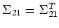 $\Sigma_{21}=\Sigma_{21}^T$