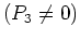 $(P_3\ne 0)$