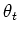 $\theta_t$