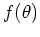 $f(\theta)$