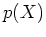 $p(X)$