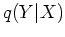 $q(Y\vert X)$