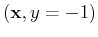 $({\bf x},y=-1)$