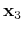 ${\bf x}_3$
