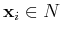 ${\bf x}_i \in N$