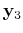 ${\bf y}_3$