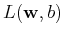 $L({\bf w},b)$