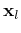 ${\bf x}_l$