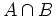 $A\cap B$