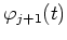 $\varphi_{j+1}(t)$