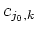 $c_{j_0,k}$