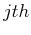 $jth$
