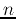 $n$