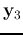 ${\bf y}_3$