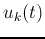 $u_k(t)$