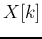 $X[k]$