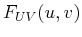 $F_{UV}(u,v)$