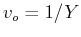 $v_o=1/Y$