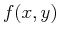 $\displaystyle f(x,y)$