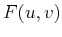 $\displaystyle F(u,v)$