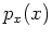 $p_x(x)$