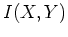 $\displaystyle I(X,Y)$