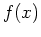 $f(x)$