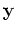 ${\mathbf y}$