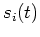 $s_i(t)$