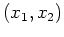 $(x_1, x_2)$