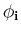 ${\bf\phi_i}$